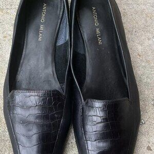 Antonio Melani Womens Loafers Navy Blue Sz 11